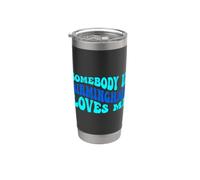 Somebody in Birmingham Loves Me Modern Boho Vibe Gobelet isotherme en acier inoxydable double paroi