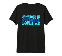 Somebody in Coventry Loves Me Modern Boho Vibe T-Shirt Haut de Gamme