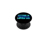 Somebody in Delaware Loves Me Modern Boho Vibe PopSockets PopGrip Adhésif