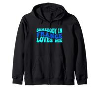Somebody in France Loves Me Modern Boho Vibe Sweat à Capuche