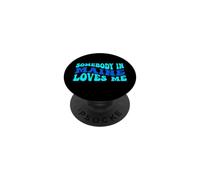 Somebody in Maine Loves Me Modern Boho Vibe PopSockets PopGrip Adhésif