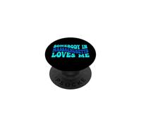 Somebody in Massachusetts Loves Me Modern Boho Vibe PopSockets PopGrip Adhésif