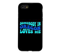 Somebody in Oregon Loves Me Modern Boho Vibe Coque pour iPhone SE (2020) / 7/8