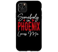 Somebody in Phoenix Loves Me Arizona Relation Matching Coque pour iPhone 11 Pro Max