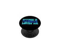 Somebody in Plymouth Loves Me Modern Boho Vibe PopSockets PopGrip Adhésif