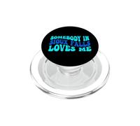 Somebody in Sioux Falls Loves Me Modern Boho Vibe PopSockets PopGrip pour MagSafe