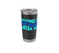 Somebody in Spain Loves Me Modern Boho Vibe Gobelet isotherme en acier inoxydable double paroi