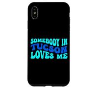 Somebody in Tucson Loves Me Modern Boho Vibe Coque pour iPhone XS Max