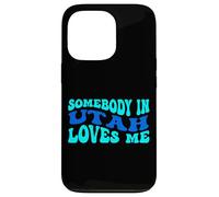 Somebody in Utah Loves Me Modern Boho Vibe Coque pour iPhone 13 Pro