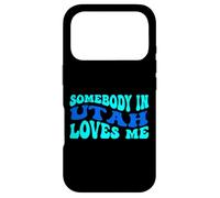 Somebody in Utah Loves Me Modern Boho Vibe Coque pour iPhone 17 Pro