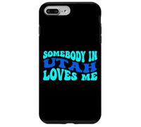 Somebody in Utah Loves Me Modern Boho Vibe Coque pour iPhone 7 Plus/8 Plus