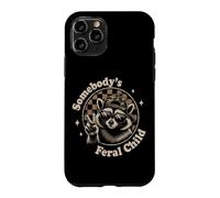 Somebody's Feral Child Cool Raccoon Meme Vintage Streetwear Coque pour iPhone 11 Pro