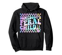Somebody's Feral Child Toddler Girl and Boy Funny Citations Sweat à Capuche