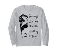 Somebody's Loud Mouth Wrestling Mom Funny Wrestling Mother Manche Longue