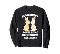 Somebunny Adore être Assistante de Direction, Joli Lapin de Pâques Sweatshirt
