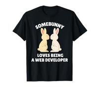 Somebunny Adore être développeur Web, Mignon Lapin de Pâques T-Shirt