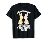 Somebunny Adore être Un Agent Immobilier, Mignon Lapin de Pâques T-Shirt