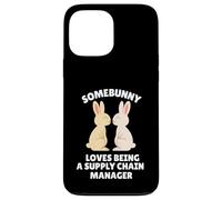 Somebunny Adore être Un Lapin de Pâques Responsable de la chaîne d'approvisionnement Coque pour iPhone 13 Pro Max
