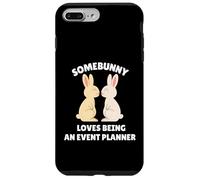 Somebunny Adore être Un Organisateur d'événements, Un Joli Travail de Lapin de Pâques Coque pour iPhone 7 Plus/8 Plus