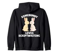 Somebunny Aime écrire Un scénario Un Mignon Lapin de Pâques Sweat à Capuche