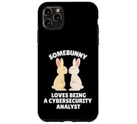 Somebunny Aime être Un analyste de cybersécurité Lapin de Pâques Coque pour iPhone 11 Pro Max