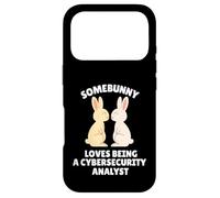 Somebunny Aime être Un analyste de cybersécurité Lapin de Pâques Coque pour iPhone 17 Pro