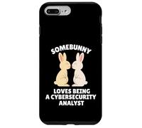Somebunny Aime être Un analyste de cybersécurité Lapin de Pâques Coque pour iPhone 7 Plus/8 Plus