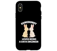 Somebunny Aime être Un ingénieur de Migration de données Lapin de Pâques Coque pour iPhone X/XS