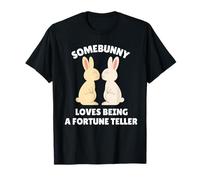 Somebunny Loves Being a Fortune Teller Lapin de Pâques Mignon T-Shirt