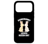 Somebunny Loves Résine Art Cute Easter Bunny Resin Artist Coque pour iPhone 17 Pro Max