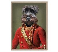 SOMEDA® Votre animal de compagnie comme portrait historique/portrait personnalisé à partir de votre photo/comme affiche, toile ou image encadrée/cadeau unique (Affiche, 20x30 cm)