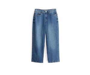SOMEDAY Jeans Wide Leg CELLMA BARREL DETAIL bleu | 42