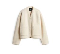 SOMEDAY Petite veste en fausse fourrure UTEDDY DETAIL crème | 42