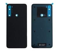 SOMEFUN Cache Batterie Coques Arrière Remplacement Compatible avec Xiaomi Redmi Note 8 /Note8 6.3" Couverture Vitre Arrière en Verre, sans Objectif de caméra [Noir]