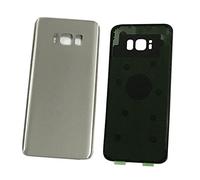 SOMEFUN Verre Cache Batterie Dos Façade Vitre Arrière Pièce de Rechange pour Galaxy S8 Plus & S8+ G955 avec Adhesive Preinstalled (Arctic Argent)