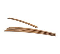 Someo Kit de 4 Lattes multiplis en hêtre Vernis 70x5,3