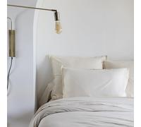 Someo - Lot de 2 taies d'oreiller Coton lavé - SOMEO Beige 50x70 - Uni - 0