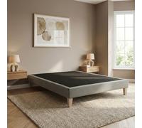 Someo Sommier tapissier à Lattes Fixes 160x200 cm Vert Sauge Astre en Epicéa - Vert Sauge