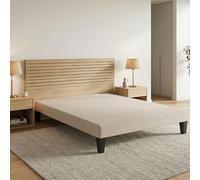Someo Sommier tapissier Beige Ivoire 13 cm Lune 80x200