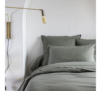 Someo - Taie d'oreiller Coton lavé - SOMEO Kaki 65x65 - Uni - 1