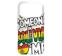 Someone in Bolivia Loves Me Long Distance Heart Coque pour iPhone 17 Pro