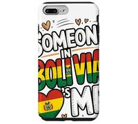 Someone in Bolivia Loves Me Long Distance Heart Coque pour iPhone 7 Plus/8 Plus