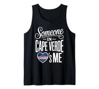 Someone in Cape Verde Loves Me Heart Flag Débardeur