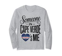 Someone in Cape Verde Loves Me Heart Flag Manche Longue