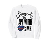 Someone in Cape Verde Loves Me Heart Flag Sweatshirt
