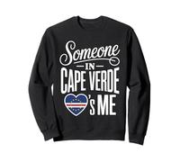 Someone in Cape Verde Loves Me Heart Flag Sweatshirt