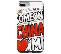 Someone in China Loves Me Cute Heart China Coque pour iPhone 7 Plus/8 Plus
