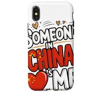 Someone in China Loves Me Cute Heart China Coque pour iPhone X/XS