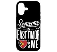 Someone in East Timor Loves Me Flag Heart Coque pour iPhone 17