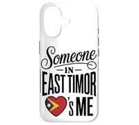 Someone in East Timor Loves Me Flag Heart Coque pour iPhone 17
